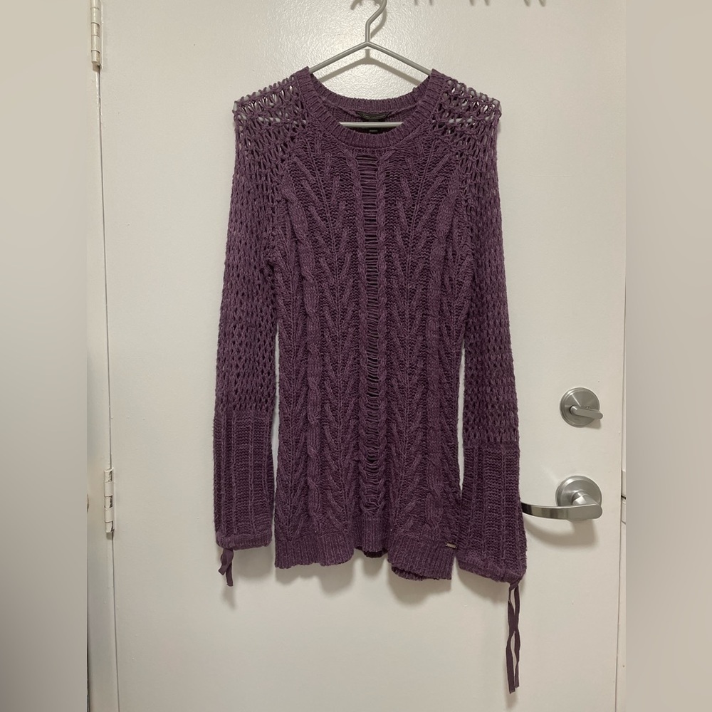 Coupé collection crochet knit sweater​